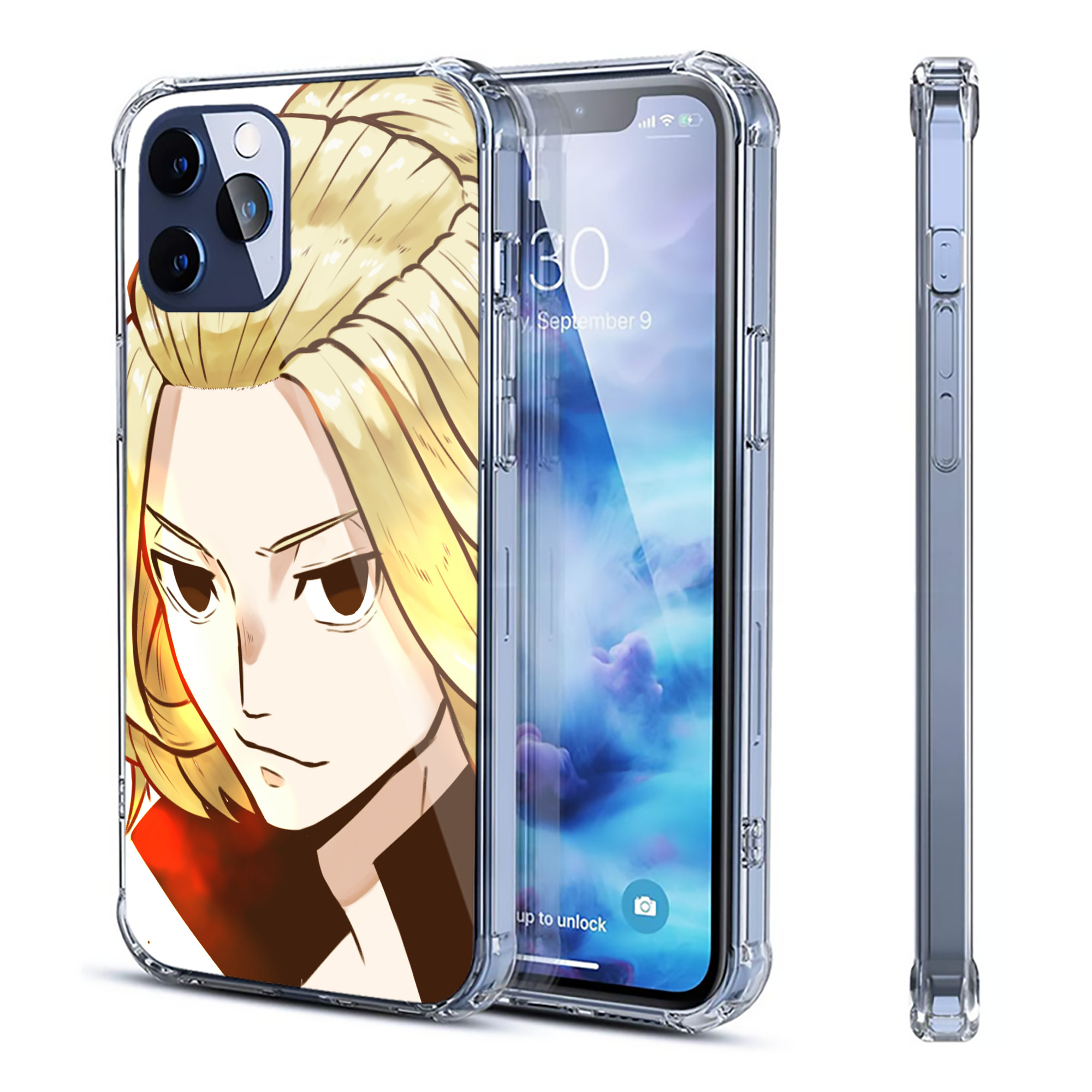 （画像用） 東京リベンジャーズ Tokyo Revengers 【iPhone 12シリーズ対応】透明スマホケース（クリアソフトケース）